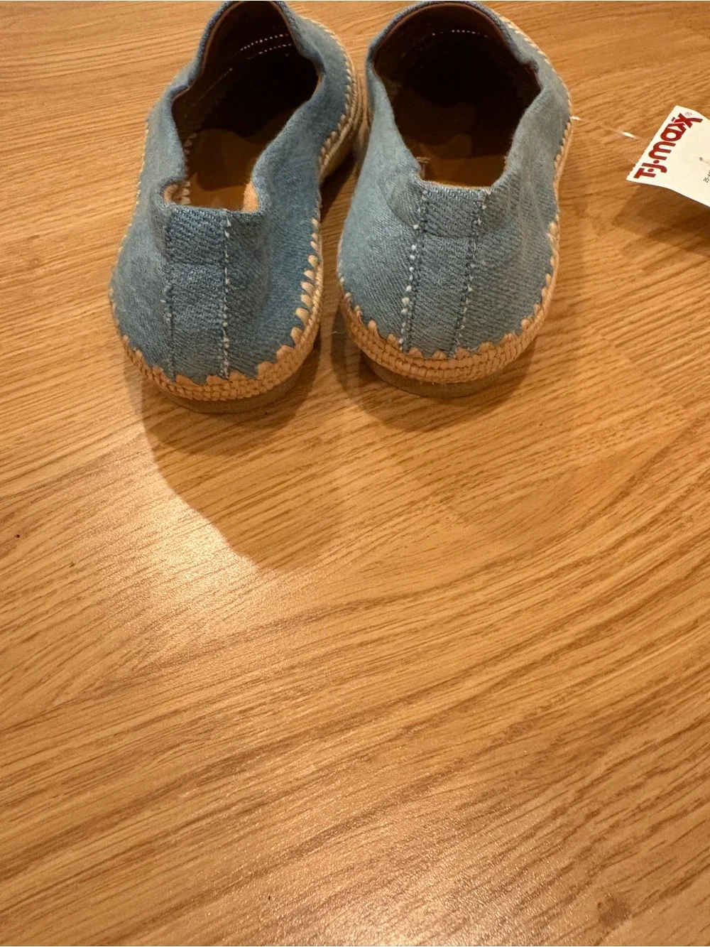 Robert Clergerie Light Blue Canvas Espadrille Loafers